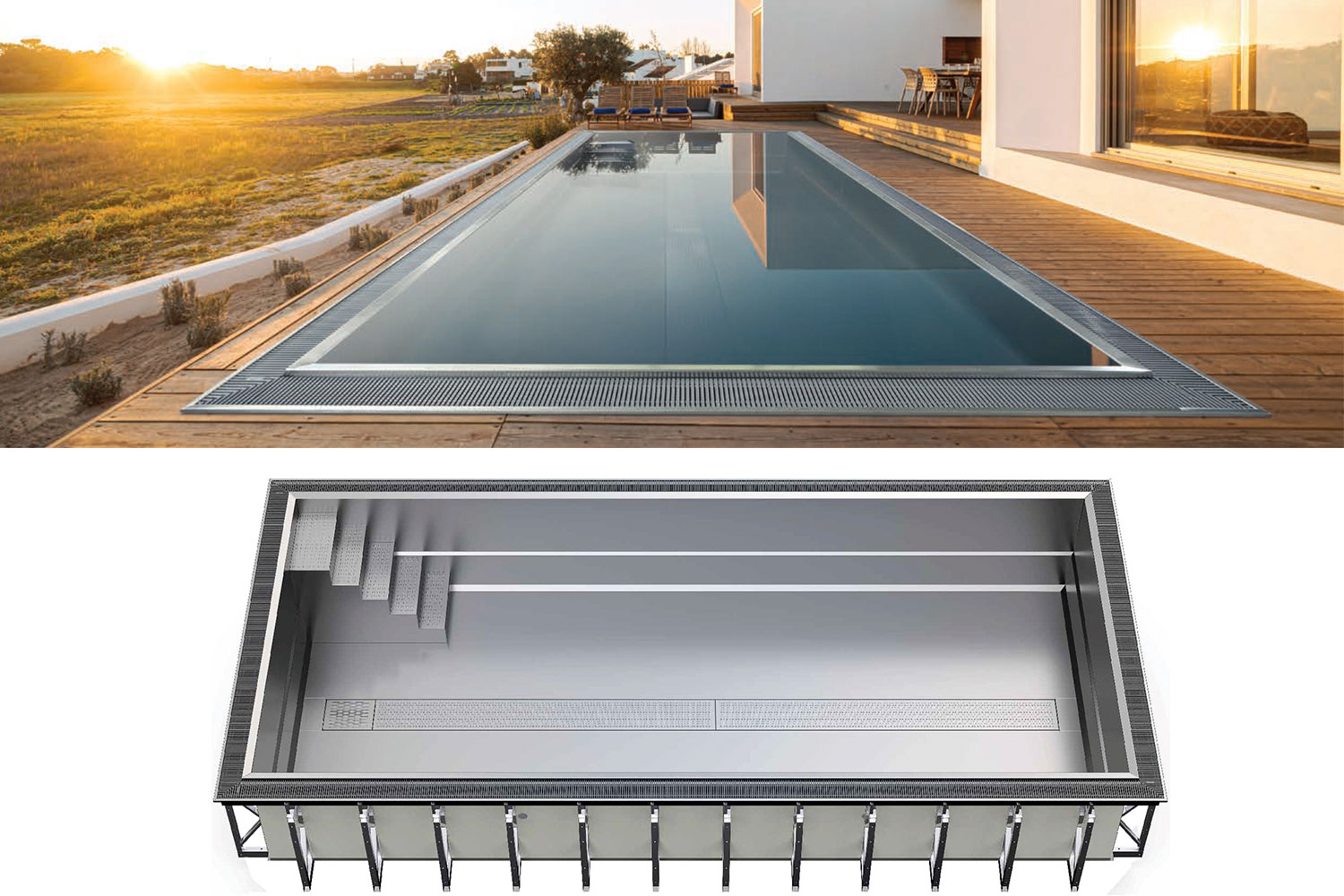 Piscines inox BeOnTop Group